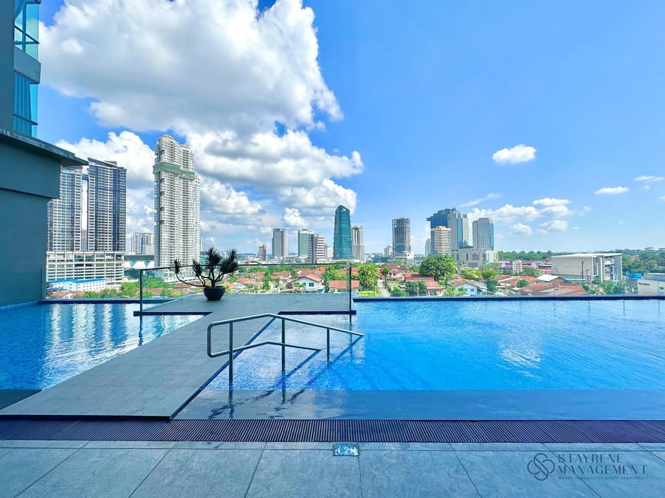Day, City view, Swimming pool