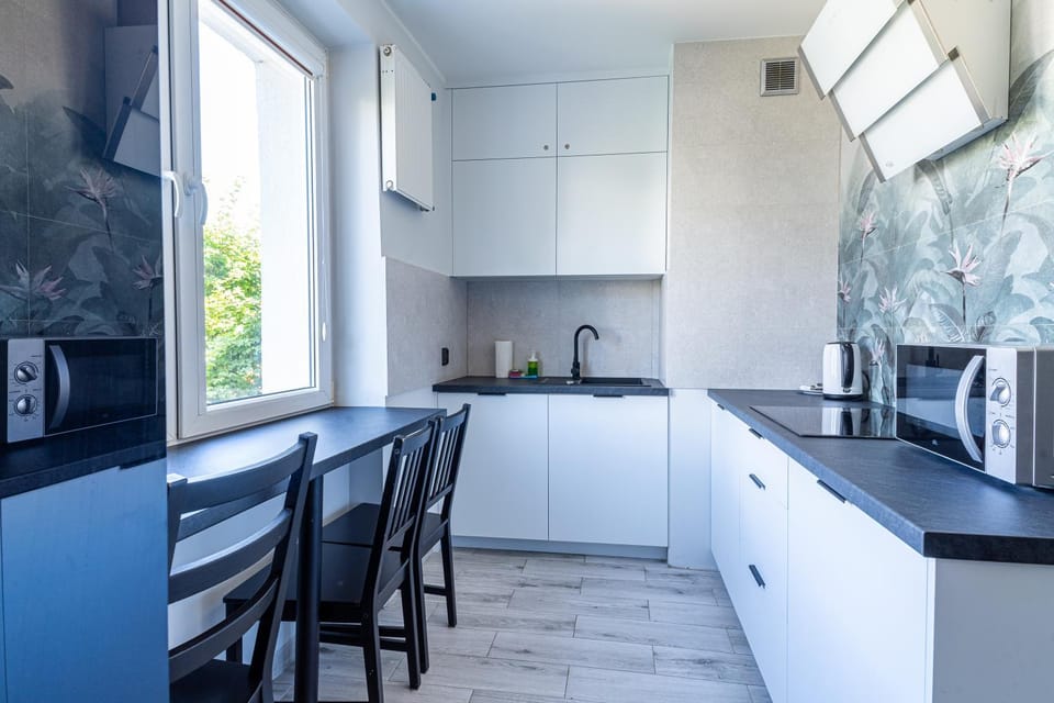 Kitchen or kitchenette, oven, stove