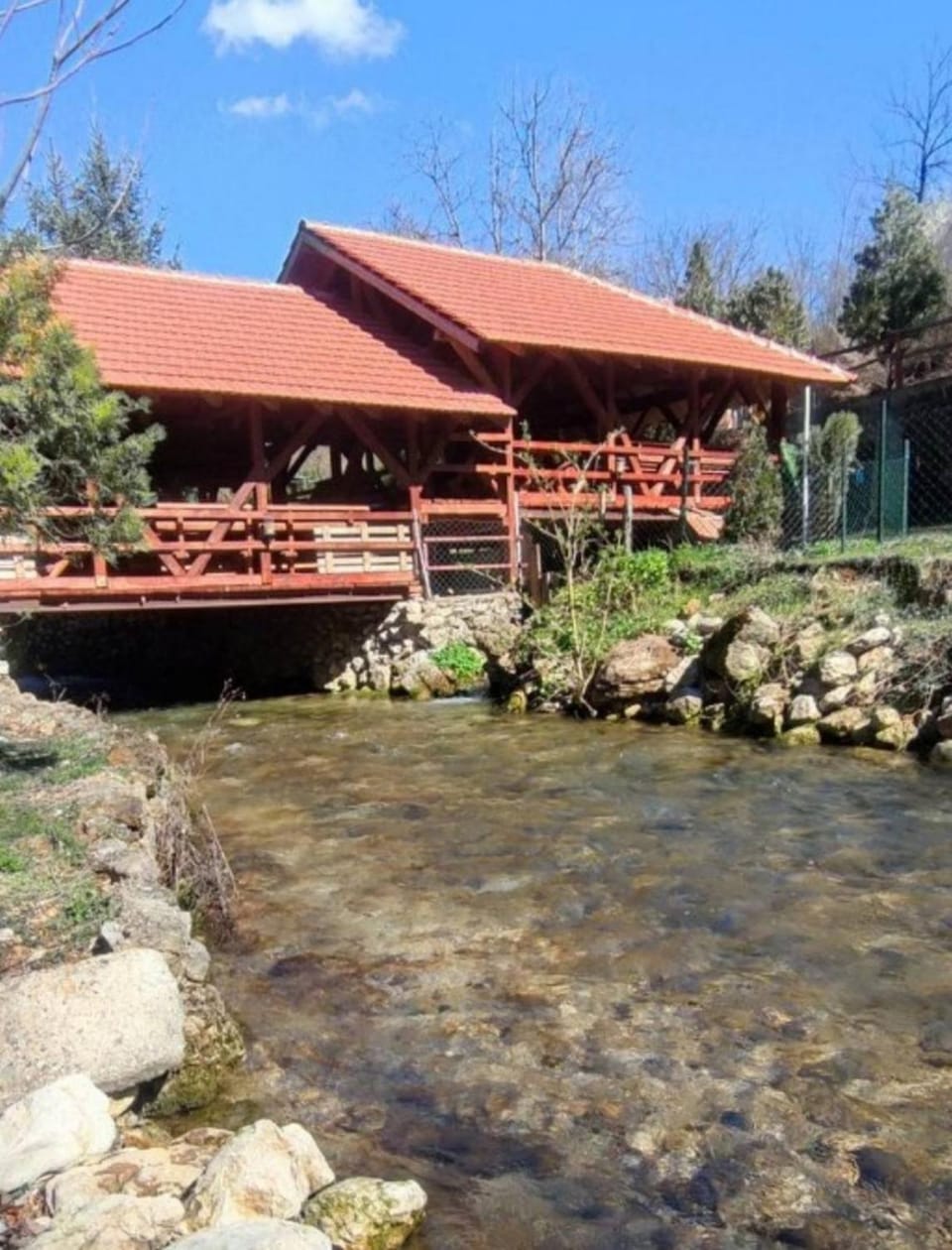 Property building, Day, Natural landscape, River view