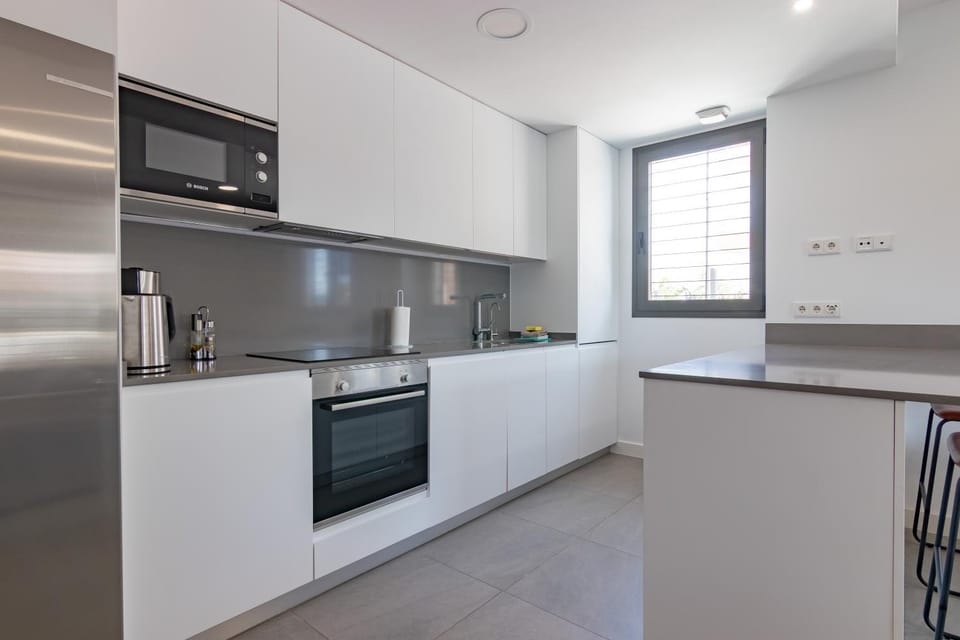 Kitchen or kitchenette, Living room