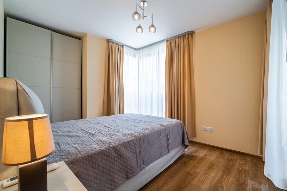 Bed, Photo of the whole room, Bedroom, wardrobe