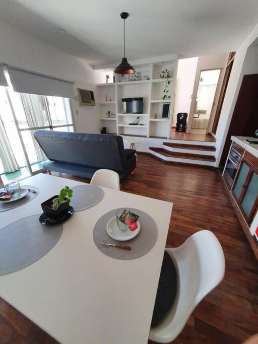 Living room, Seating area, Dining area