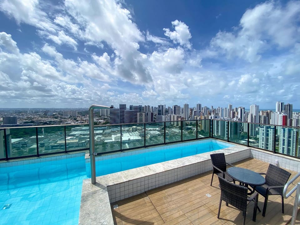 View (from property/room), City view, Pool view, Swimming pool