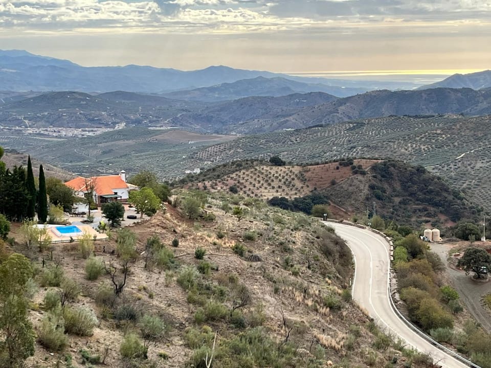 Natural landscape, Bird's eye view, Garden, Mountain view