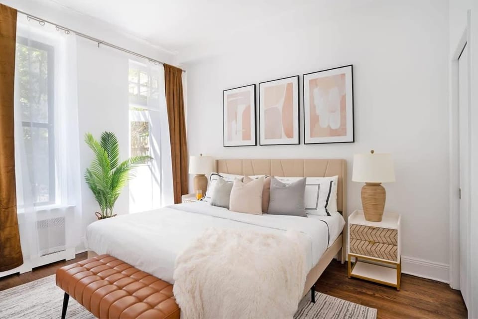 91-1D 3BR 2baths Duplex with a Private Back yard - GYM Apartment in Upper East Side