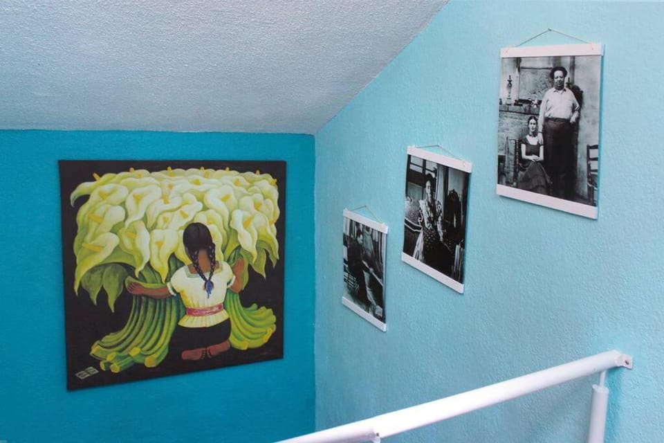 Colorida Casa Azul en Texcoco Centro WiFi Cocina House in State of Mexico