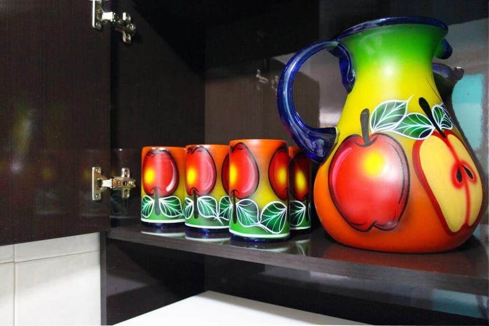 Colorida Casa Azul en Texcoco Centro WiFi Cocina House in State of Mexico