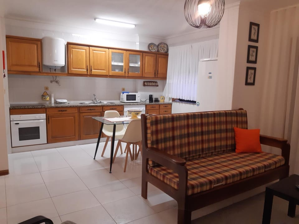 Kitchen or kitchenette, Living room, Dining area, oven, stove, toaster