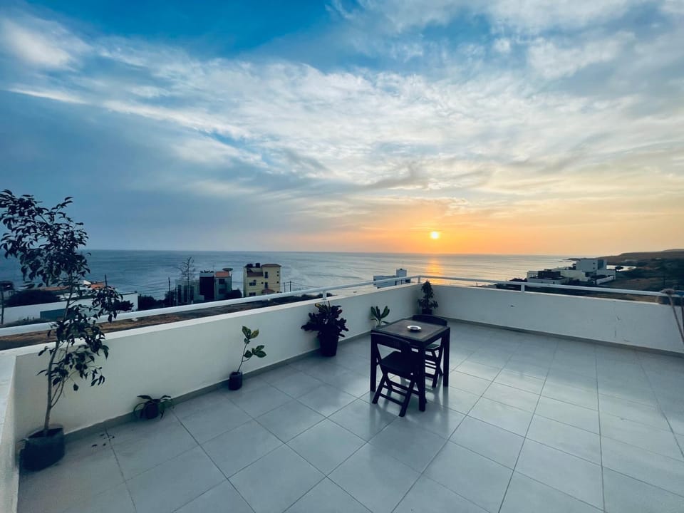 Patio, Day, Natural landscape, View (from property/room), Balcony/Terrace, Sunset