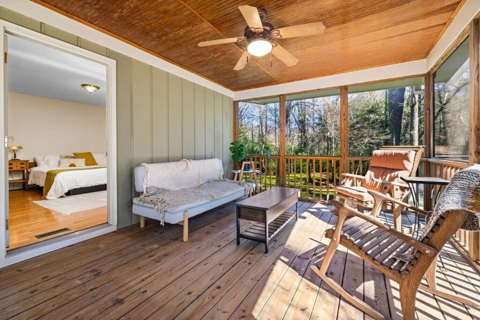 Modern Rancher in the Woods House in Raleigh