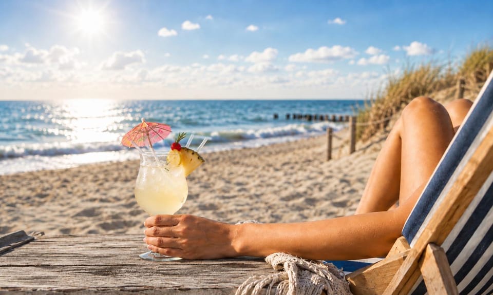 Day, Natural landscape, Beach, Sea view, sunbed