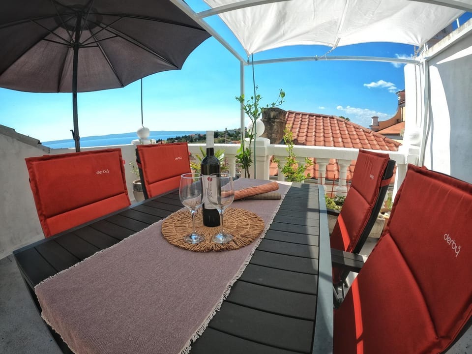 Patio, Natural landscape, View (from property/room), Balcony/Terrace, Sea view