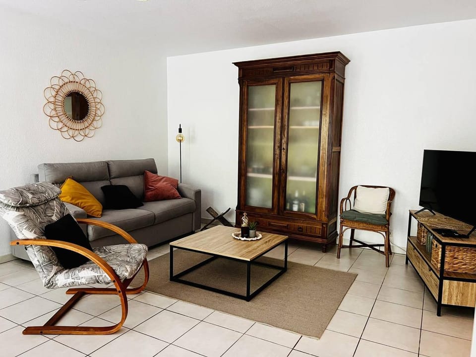 Cambo-les-Bains : Appartement T2 calme avec terrasse, parking, Internet - FR-1-495-124 Apartment in French Basque Country