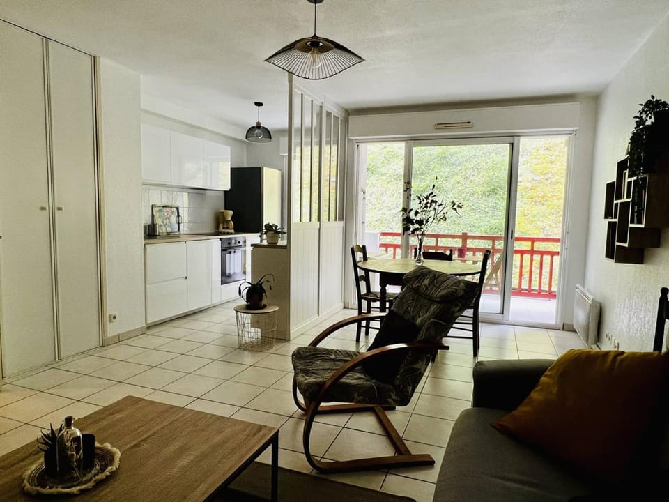 Cambo-les-Bains : Appartement T2 calme avec terrasse, parking, Internet - FR-1-495-124 Apartment in French Basque Country