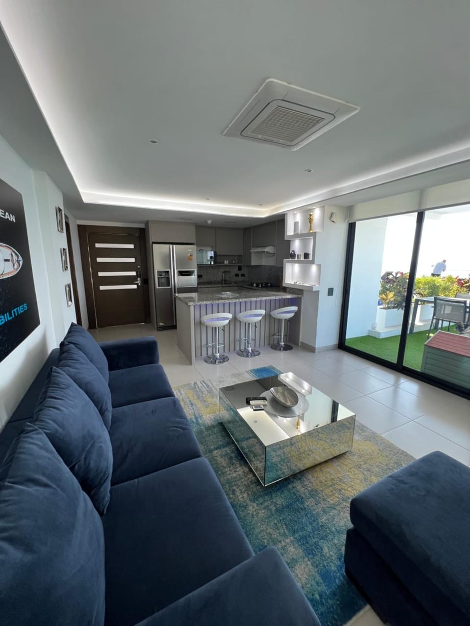 Living room, Seating area, Dining area