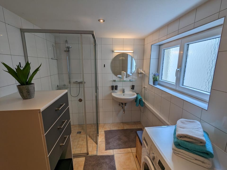 Bathroom, washing machine, washing machine