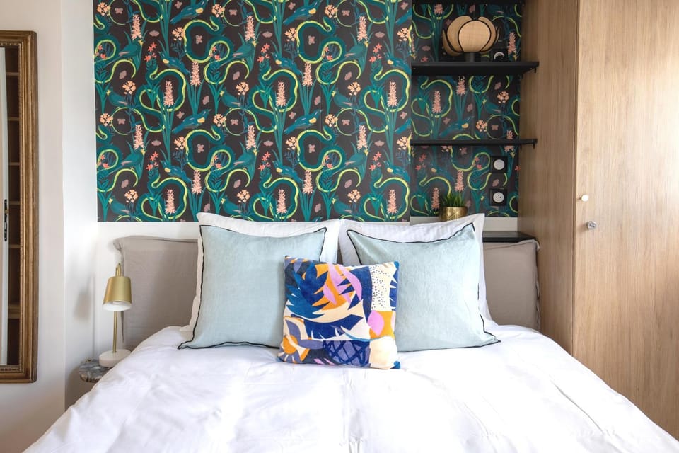 Bed, Bedroom, wardrobe