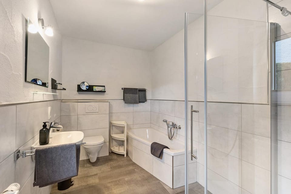 Bathroom, Living room