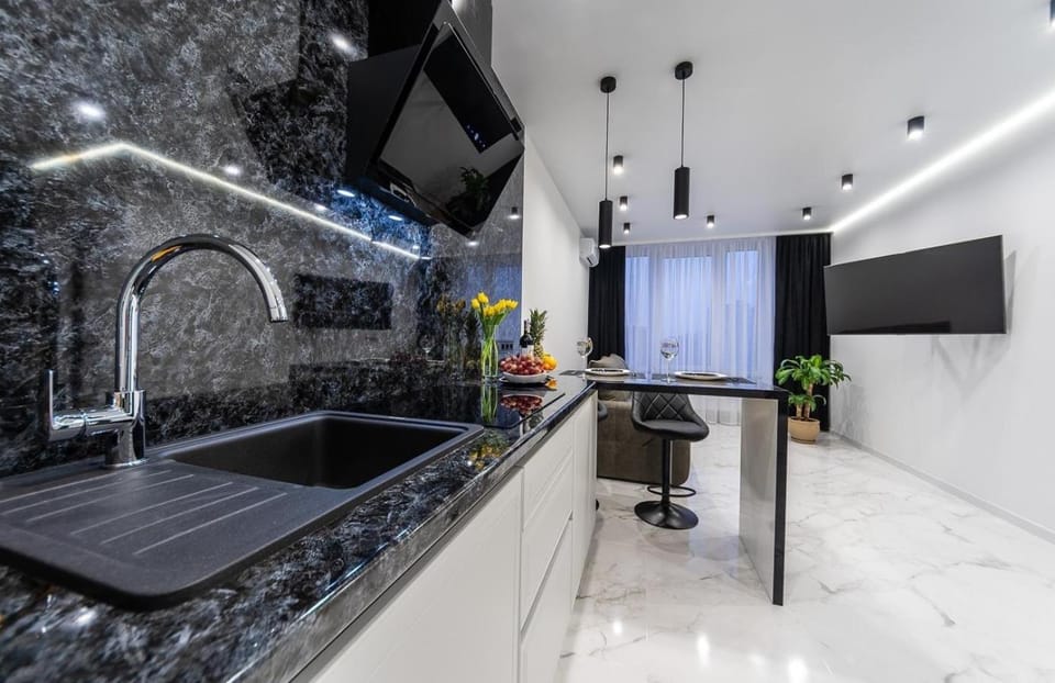 Новая квартира с авторским ремонтом в ЖК Seven Днепровская набережная Apartment in Kiev City - Kyiv