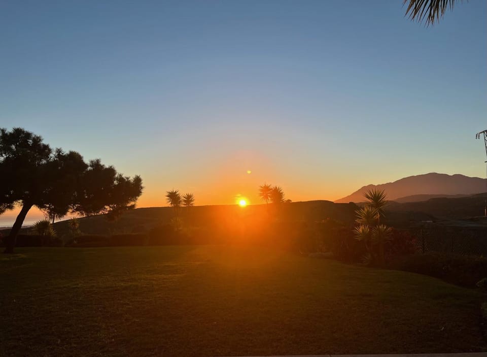 Mountain view, Sunset