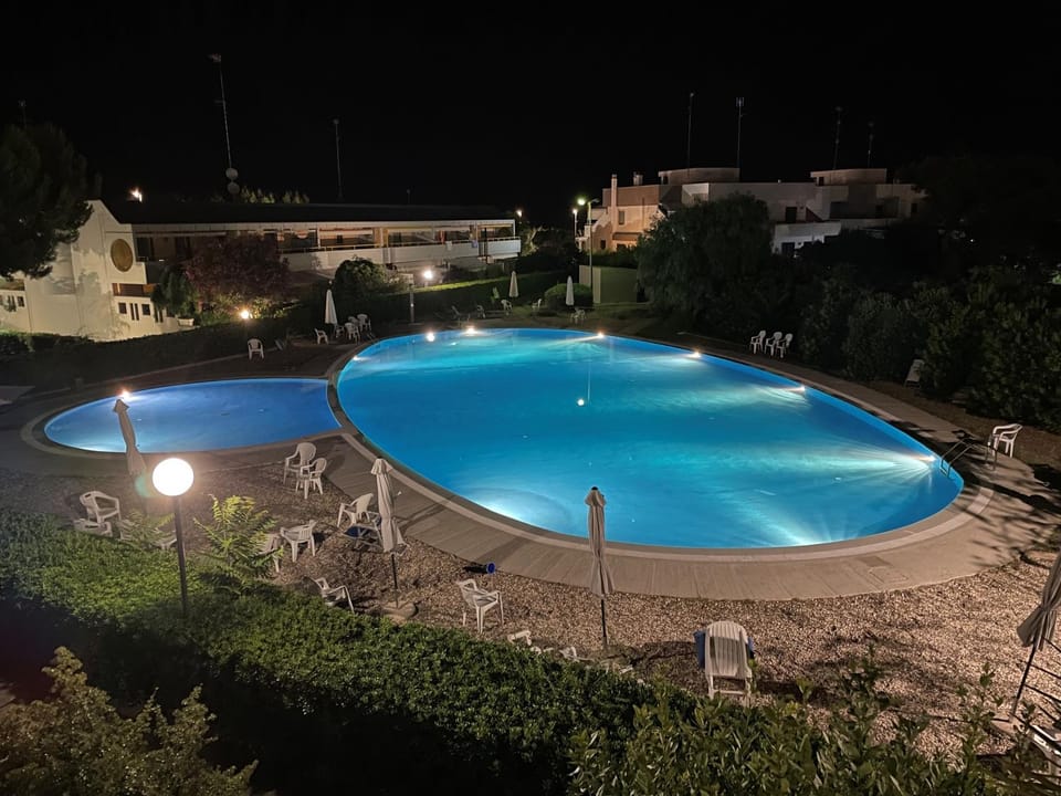 Night, Swimming pool
