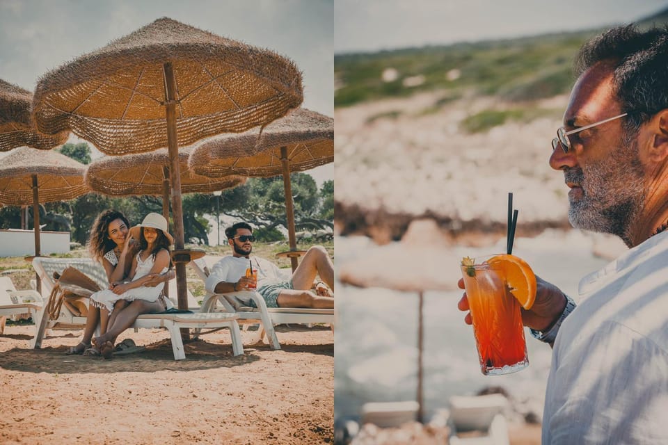 People, Beach, Drinks