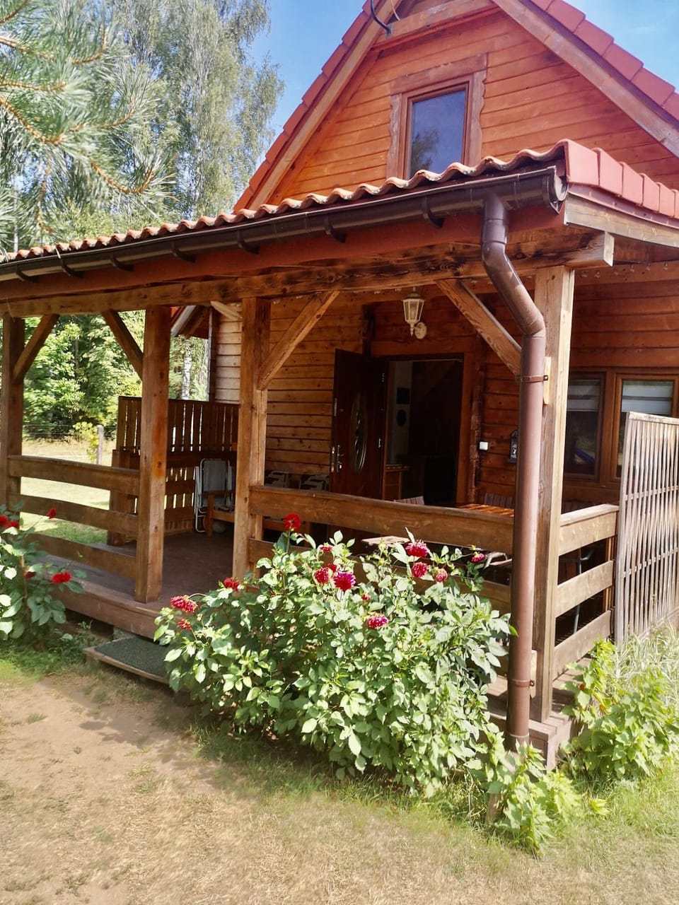 Domek z bala Mazury House in Poland