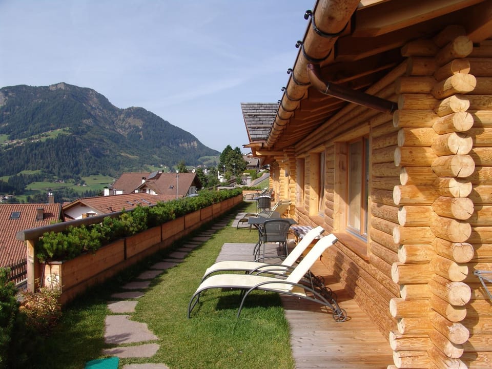 Patio, Day, Mountain view