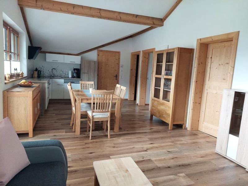 Kitchen or kitchenette, Living room, Dining area