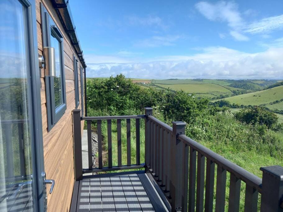 Valley View - panoramic views of Rame House in England