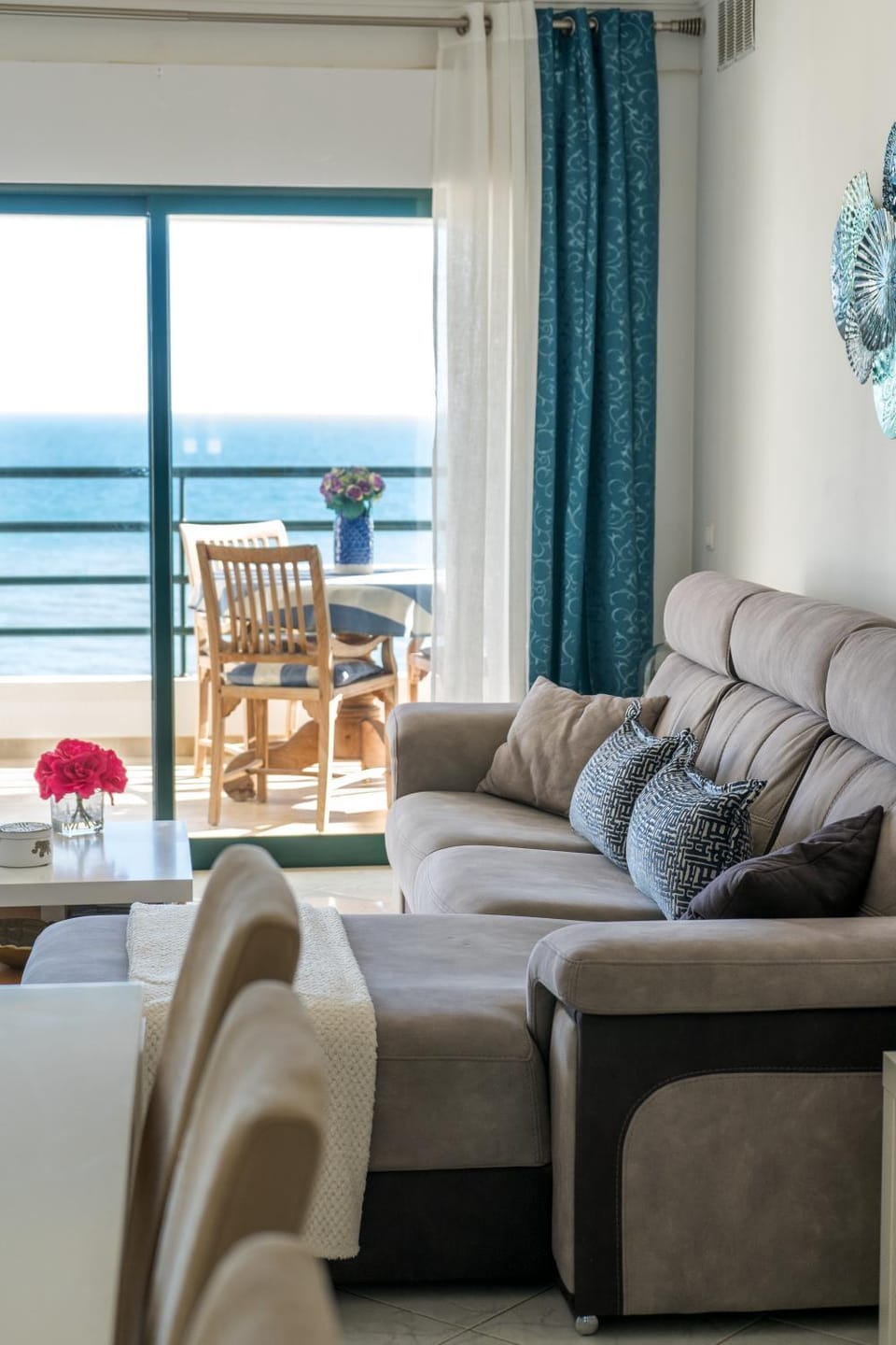 Natural landscape, Living room, Sea view