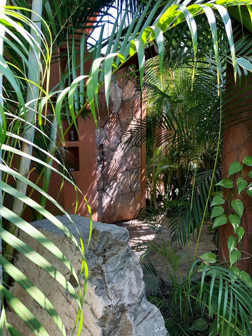 Shower, Property building, Natural landscape, Garden view