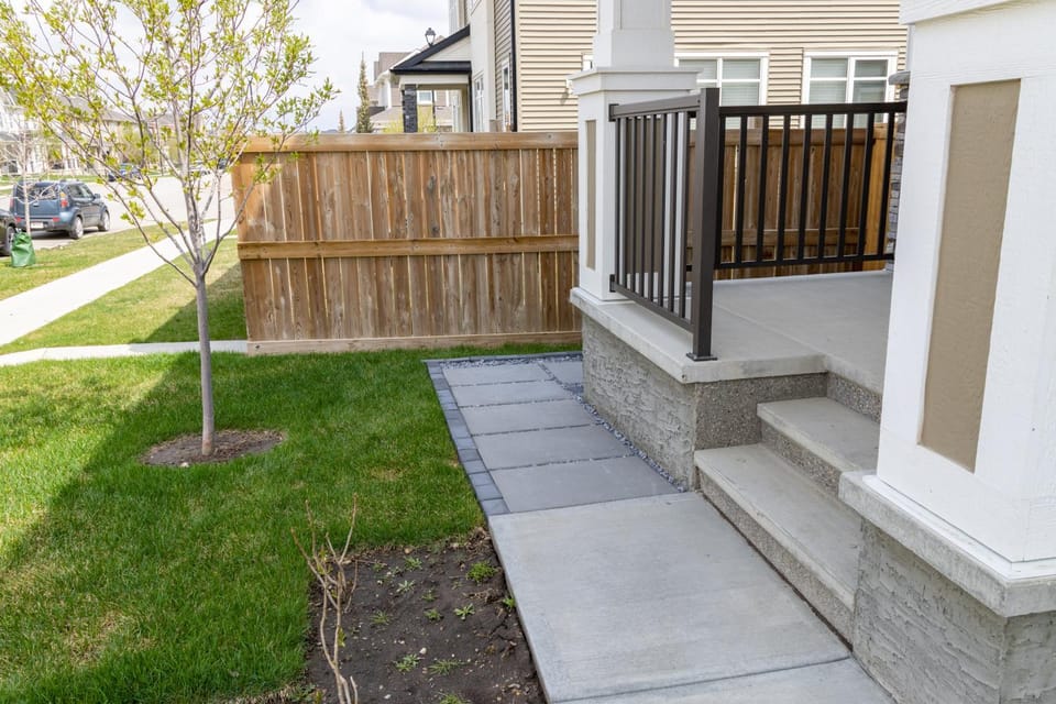 Property building, Garden