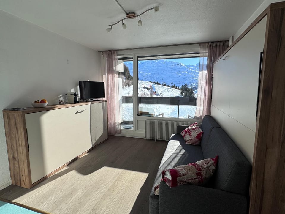 TV and multimedia, Coffee/tea facilities, Living room, Mountain view