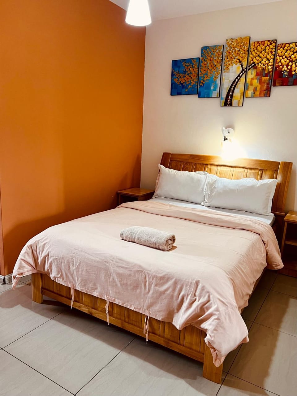 Bedroom, towels