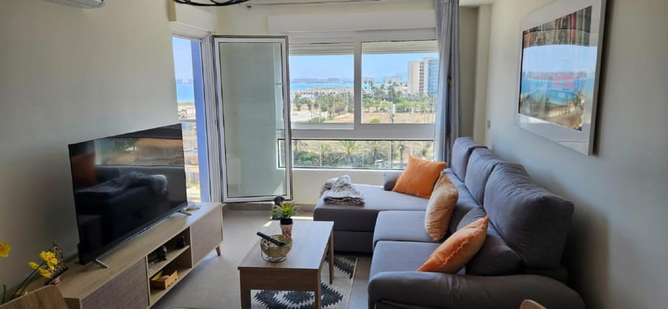 Natural landscape, TV and multimedia, Living room, Seating area, Sea view