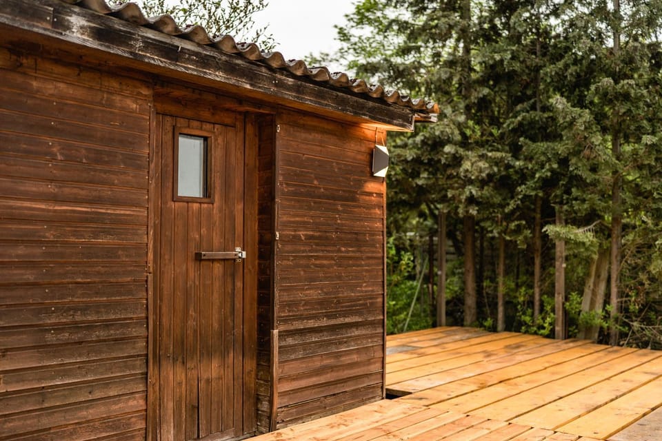Sauna, Sauna, Balcony/Terrace, Spa and wellness centre/facilities