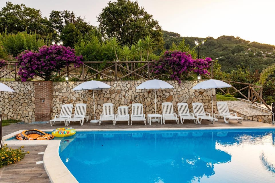 Property building, Living room, Swimming pool