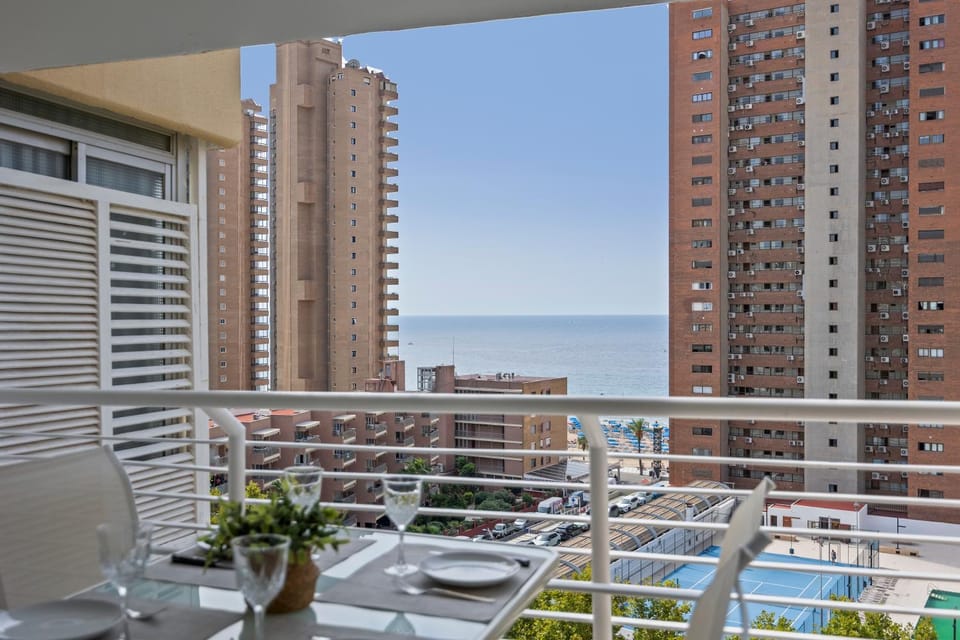 Summer, Balcony/Terrace, Dining area, Beach, Sea view