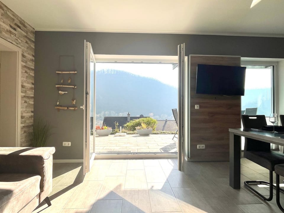 Natural landscape, TV and multimedia, View (from property/room), Living room, Dining area