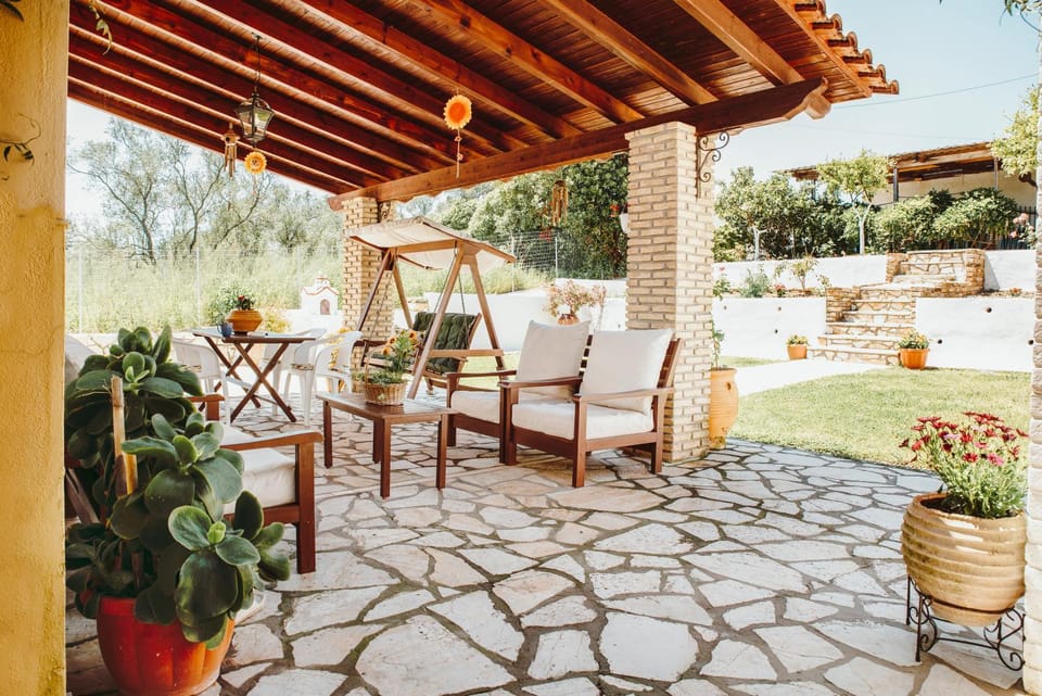 Patio, Spring, Garden, Balcony/Terrace, Seating area, Garden view
