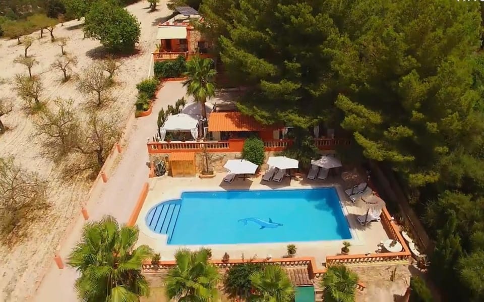 Property building, Bird's eye view, Garden, Balcony/Terrace, Pool view, Swimming pool