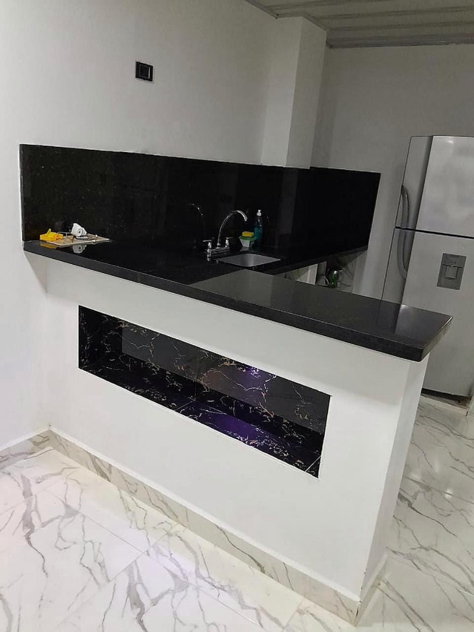 Kitchen or kitchenette, kitchen