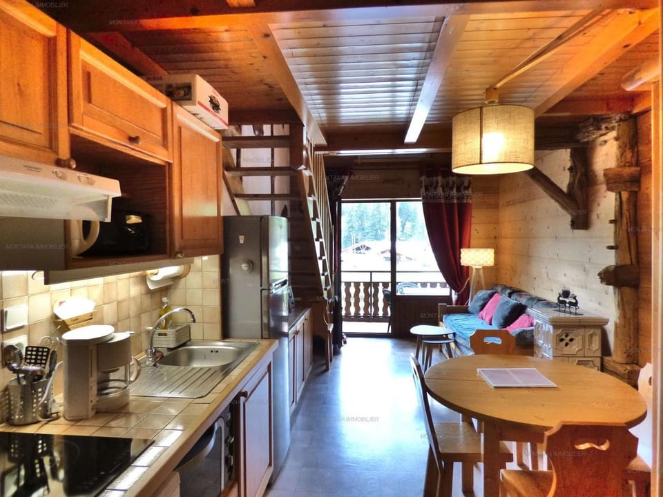 Bel Appartement T2+Mezzanine 40m² Centre Le Grand-Bornand - FR-1-458-180 Apartment in Le Grand-Bornand