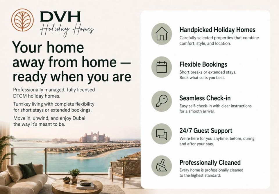 Al Dabas Beach Views, 3BD Sleeps 6, Beachfront Beach & Pool Access - DVH Holiday Homes Apartment in Dubai