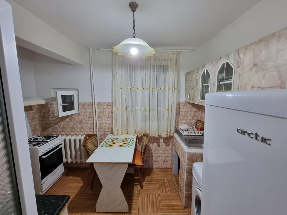 Kitchen or kitchenette, Dining area, minibar, pet friendly, washing machine