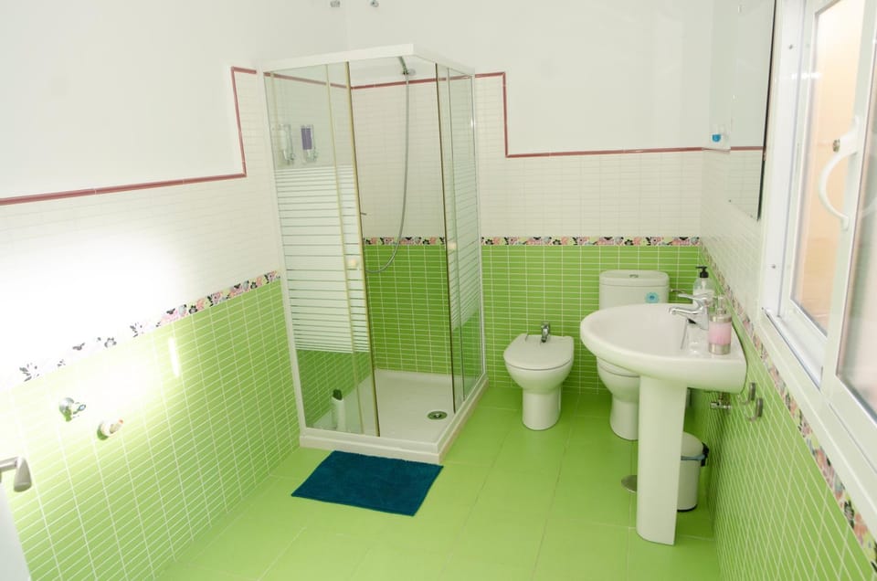 Shower, Toilet, Bathroom, towels