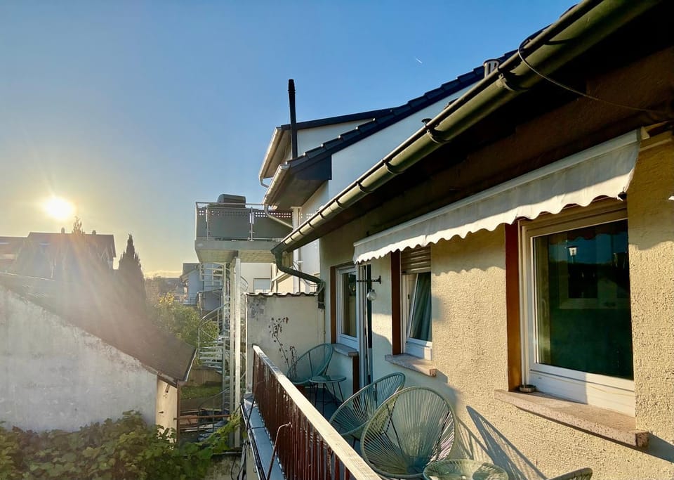 Property building, Sunset