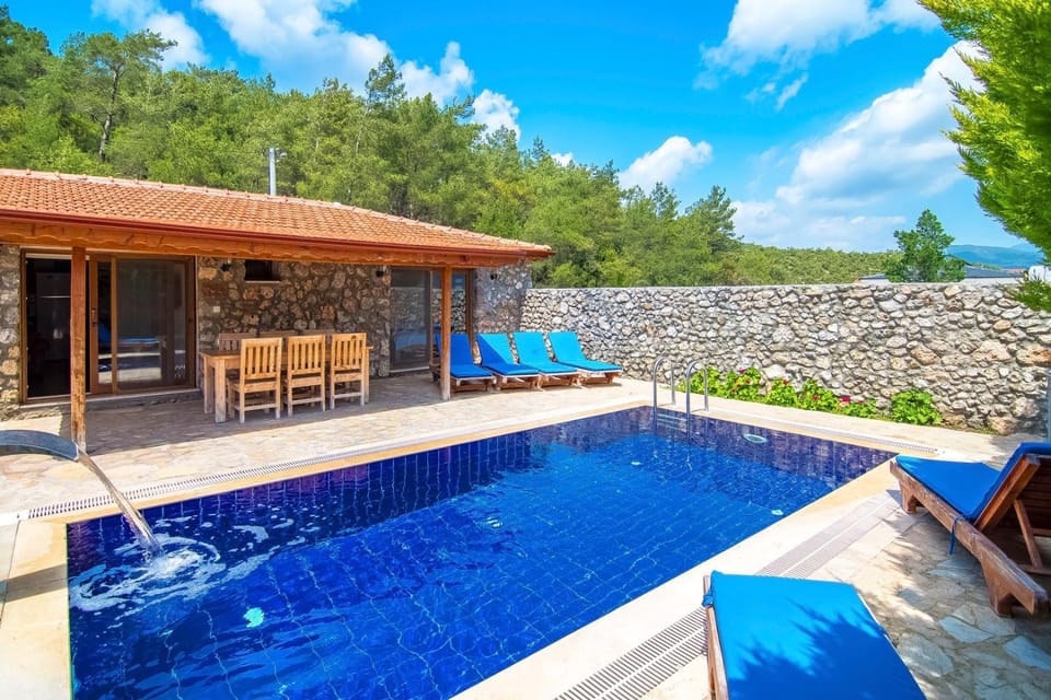 Havuzu Korunaklı Jakuzili Villa Villa in Muğla Province