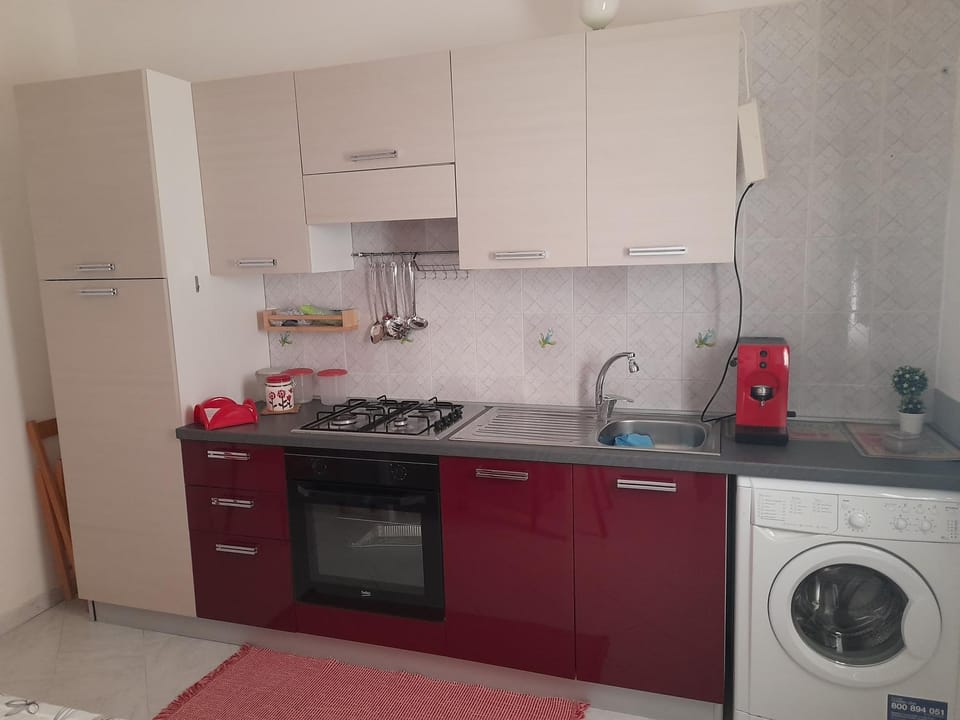 Kitchen or kitchenette, minibar, pet friendly, stove, washing machine